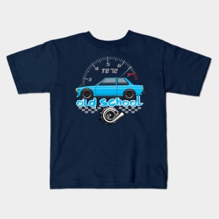 old school cyan Kids T-Shirt